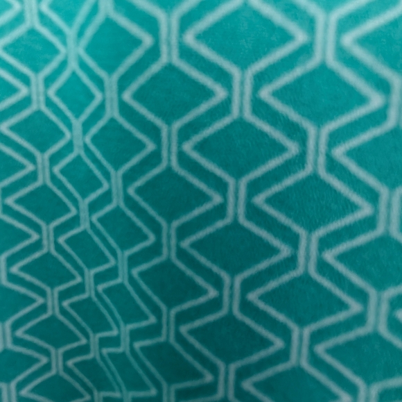 Lace up flutter sleeve blouse turquoise - Picture 4 of 4